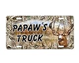 Deer Personalized Novelty Car Tag Metal Sign