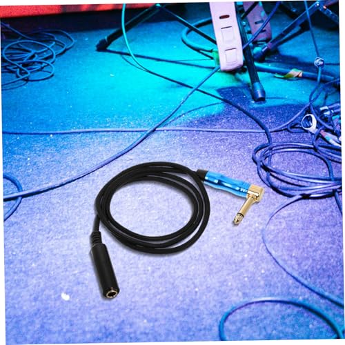 Cable extensor de audio 6.35 jack macho hembra mono de cobre trenzado 6