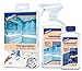 Produktbild Lithofin KF Reinigungsset für Dusche und Bad - SET aus Lithofin KF Badreiniger 500ml + Lithofin KF Sanitärreiniger 250ml