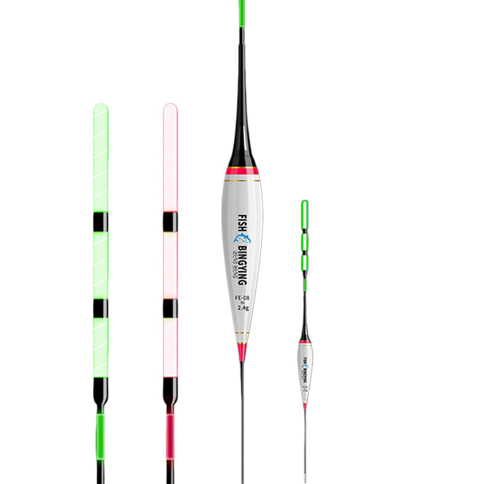 ljhnba Fishing Electronic Float with Bright LED Light Color Changing Bites Float Fishing Gear for Stable Gear