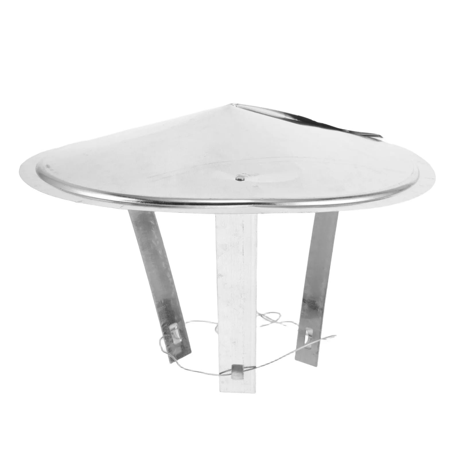Chimney Cowl Chimney Cap Round Weatherproof Roof Flue Pipe Cover Rain Wind Resistant Exhaust Vent for Fireplace Furnace
