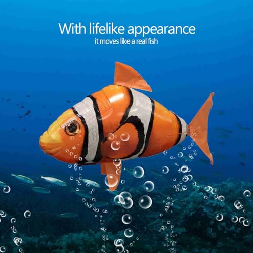 Poisson-clown gonflable télécommandé de 145 cm pour enfants - 4
