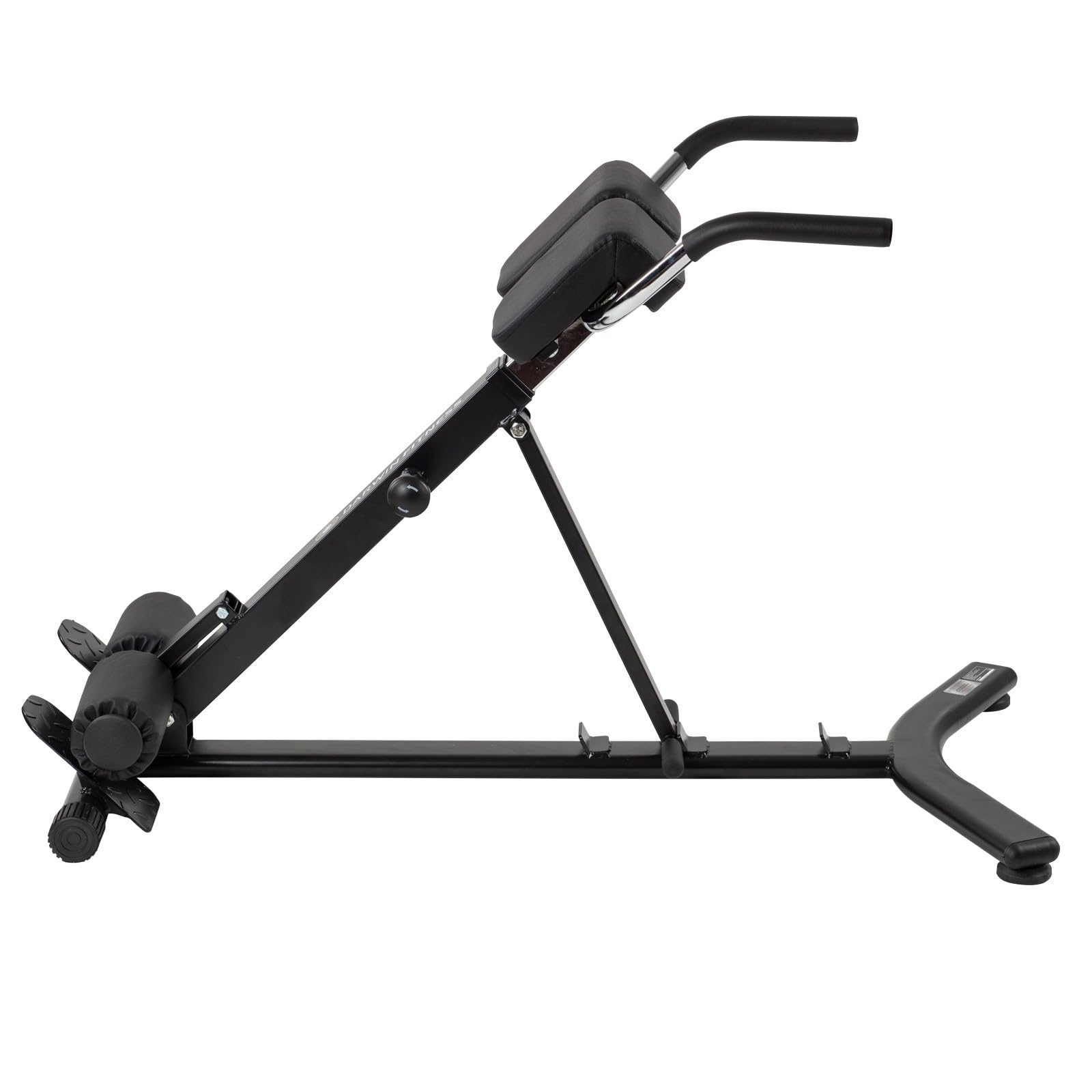 Darwin Rückentrainer Hyperextension, Klappbar, 3 Neigungswinkel, Höhenverstellbar, 116x61x82 cm, Maximale Belastung 150 kg, für Rücken- und Gesäßmuskulatur