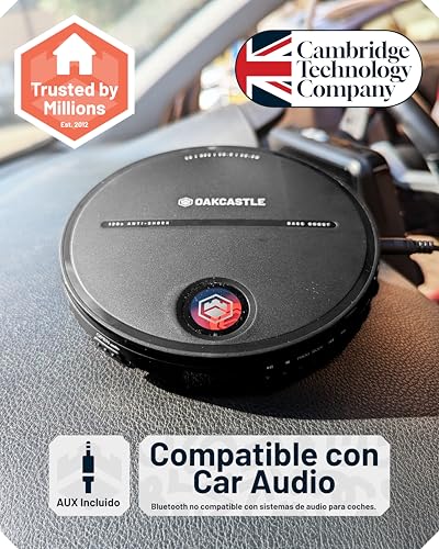 Discman Auriculares con Controles OAKCASTLE CD10 | Solución Antichoque para el Coche 5