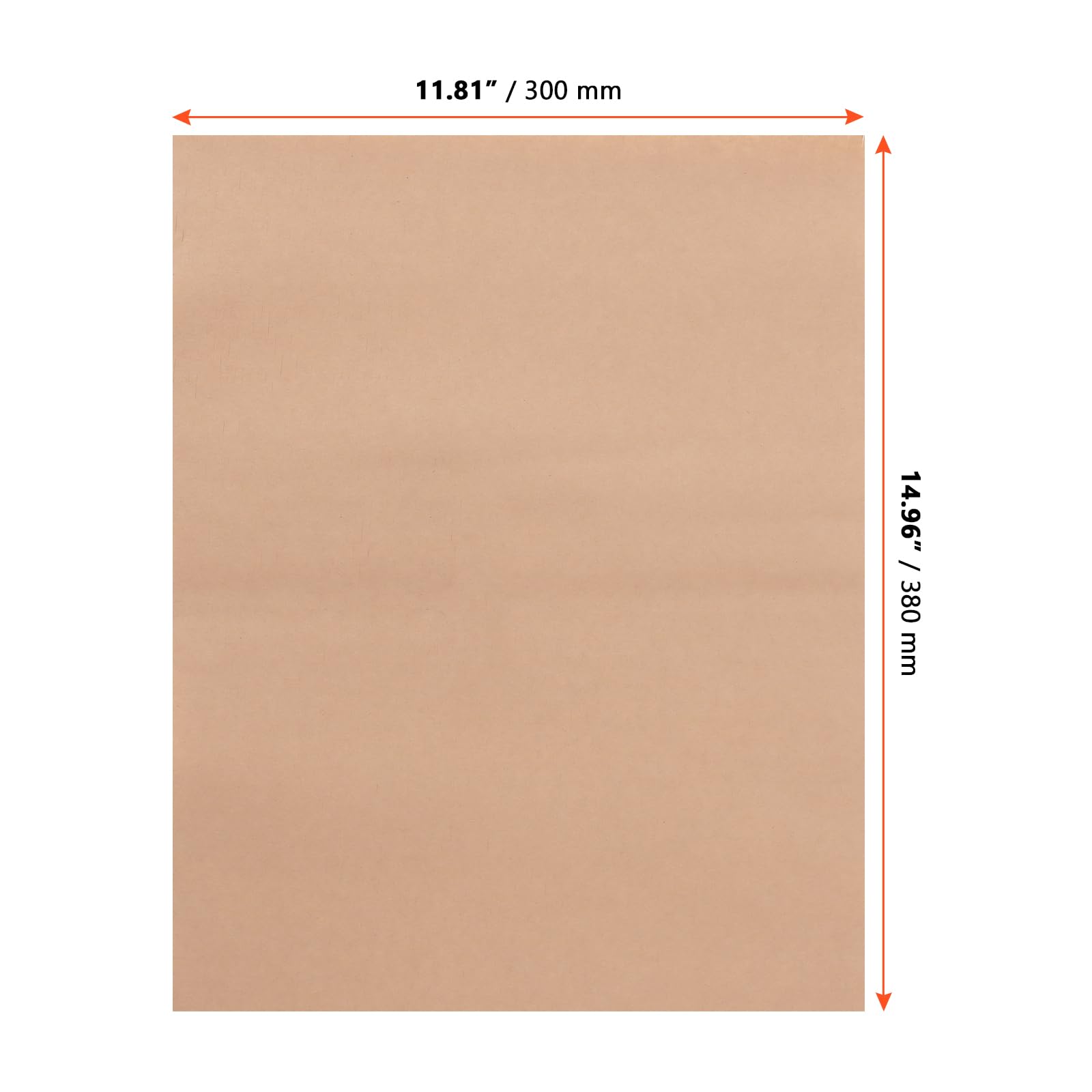 SINJEUN 200 Stück 38,1 x 30,5 cm Wabenverpackungspapierbögen, braune Packpapierbögen für Umzug, Polsterung, Versandverpackung