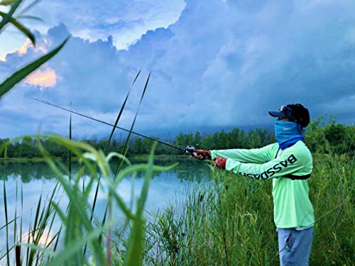 Image of BASSDASH Fishing T Shirts for Men UV Sun Protection UPF 50+ Long Sleeve Tee T-Shirt