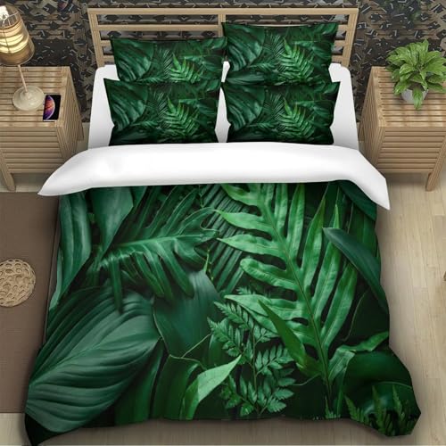 Housse de couette anti-pli lit double microfibre douce effet crâne 3D - 5