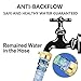 Xiny Tool 2 Pack Faucet Vacuum Breaker, 3/4 Inch Solid Brass Hose Bib Backflow Preventer for Garden Spigot RV