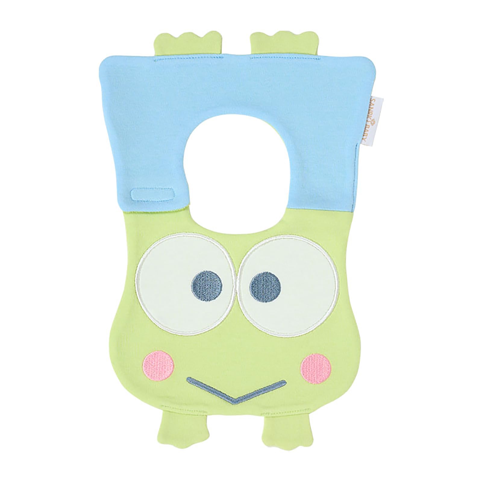 Sanrio (Sanrio Baby) Character-shaped Bib Kerokerokeroppi Baby Meal Apron Cute Gift 100% Cotton Soft Organic Cotton Baby Shower Gift 030333