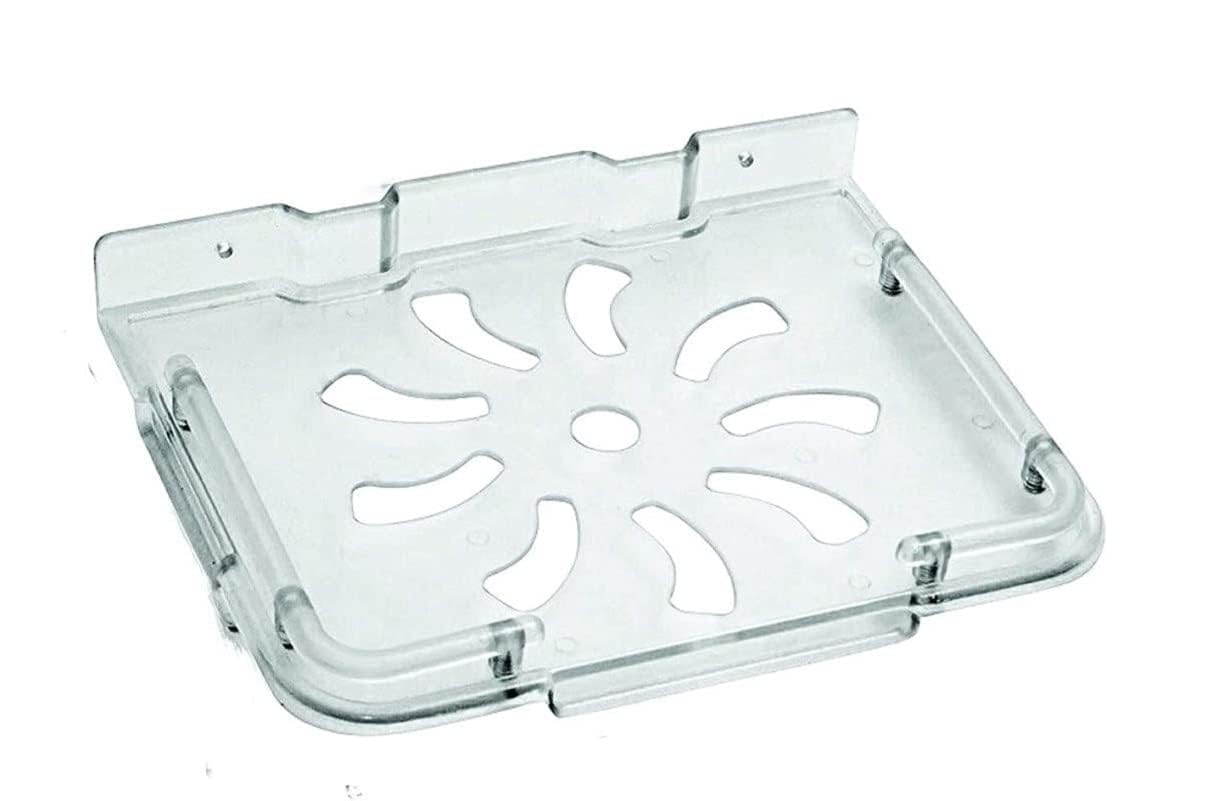 K.P. Enterprise ABS Transparent Unbreakable TV Set Top Box Stand Wall Mount Plastic Setup Box Stand/Holder/Shelf for Home (2 pic)