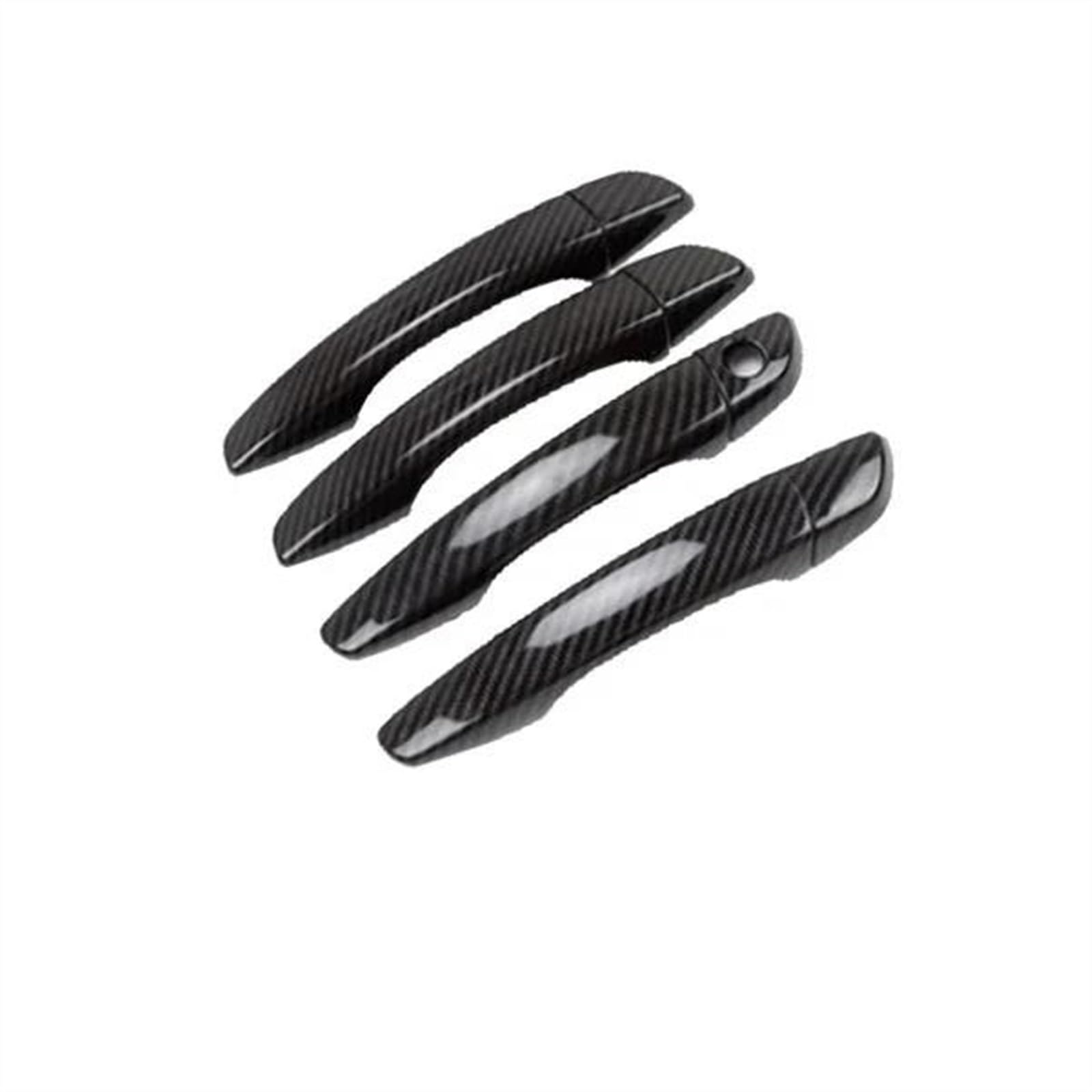 Csspdm Carbon Car Door Handle Cover Exterior Trim Decoration Accessories Abs For Peugeot 508 508Sw Sw Mk1 11~18(Carbon)
