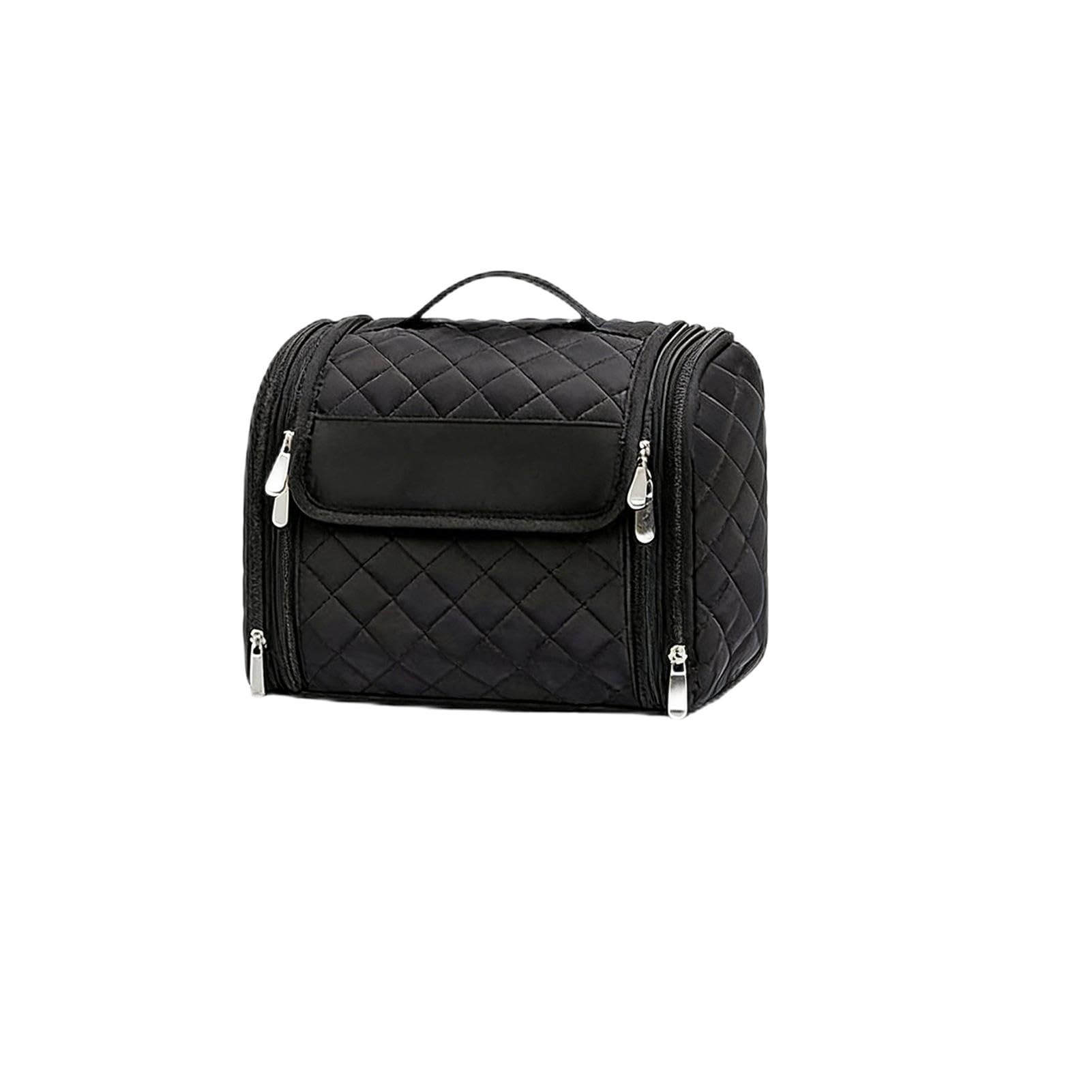 Trucco da Viaggio - Zuppa di stoccaggio articoli da toeletta dése Trucco, design portatile, organizer per cosmetici | Custodia da viaggio per affari Hotel Bagno Palestra Doccia AV, nero, Consulte la