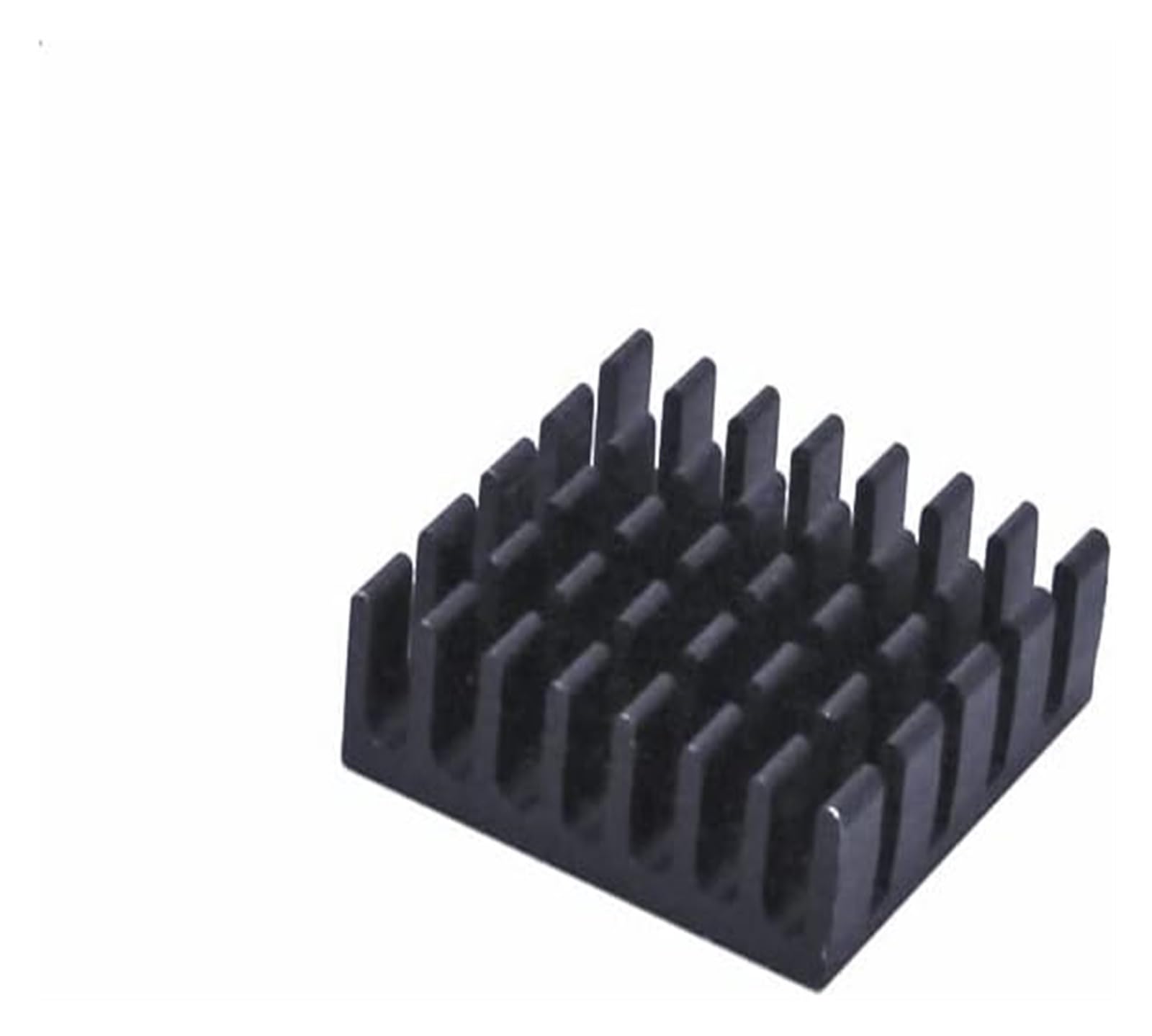 Per dissipatori di calore chip radiatori in allumi 20 pz/lotto 20x20x6mm Dissipatore di calore in alluminio Radiatore estruso nero for raffreddamento RAM chip IC elettronico