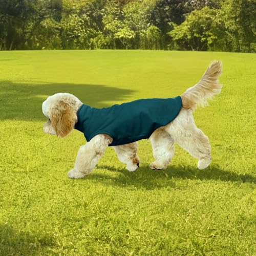 Kuoser 2 Pack Dog Sweater, Soft Dog Sweaters for Small Medium Large Dogs, Sleeveless Pet Fleece Vest,Puppy Pullover Sweatshirt for Boys & Girls, Turtleneck Dogs Winter Coat Clothes