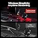 MAONO PD100WS Wireless Gaming Microphone for PC, Dynamic Streaming USB Mic with 3 Level Noise Cancelling,RGB,Mute Button, Software EQ,Computer Boom Mic for Podcast, Vocal Recording, Black