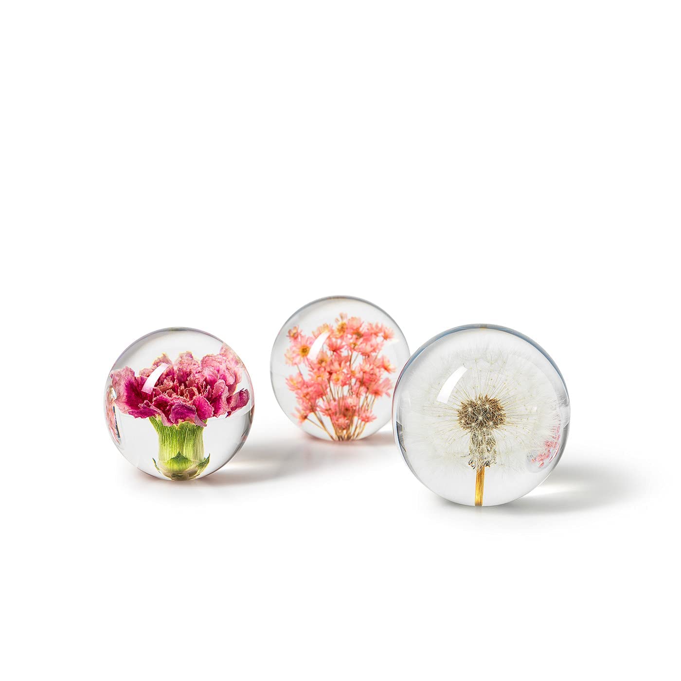 In Flore, Fermacarte a forma di garofano, 7 cm, rosa