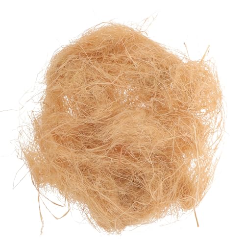 Homoyoyo Matériau Raphia pour Nid Oiseaux Fournitures pour Nidification de Perroquets et Petits Oiseaux Tressée pour Construction de Nids Litière Confortable pour Oiseaux Extérieur