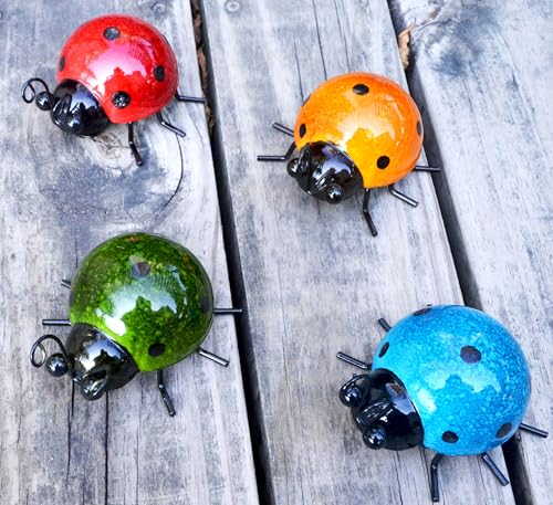 Cute Ladybugs Outdoor Garden Wall Décor