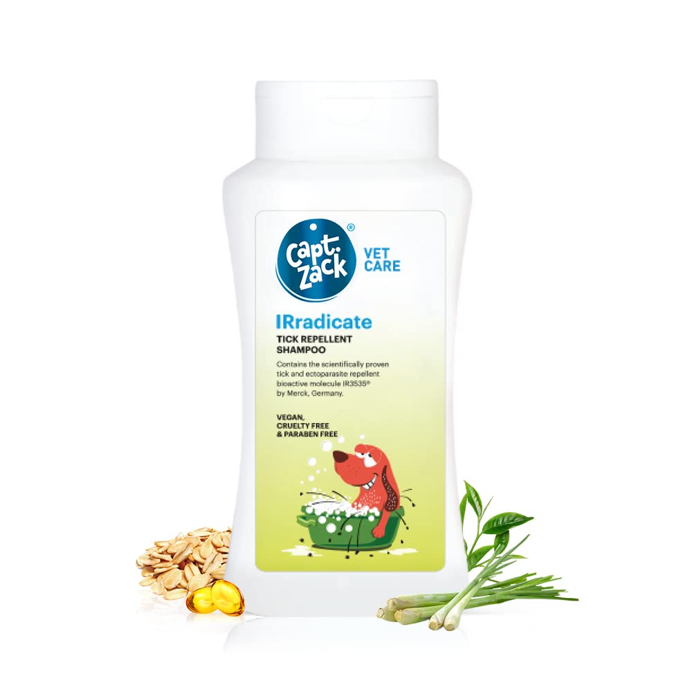 Buy Captain Zack IRradicate Dog Shampoo for Ticks & Fleas 50 ml