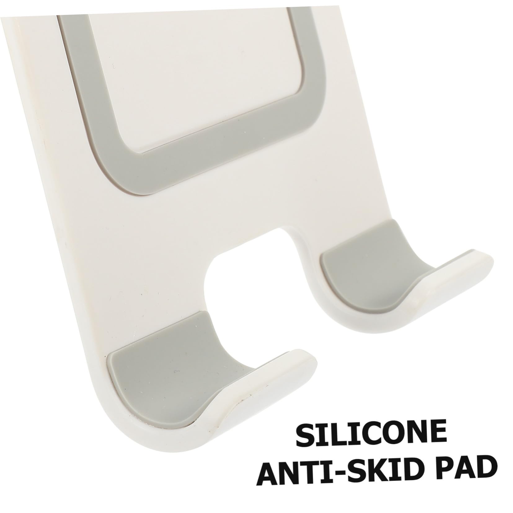 Supporto Telefono da Scrivania Pieghevole in Metallo Regolabile Stand per Tablet e Cellulare Antiscivolo con Base Stabile Portatile per Ufficio e Casa
