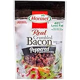 HORMEL Crumbled Bacon, Peppered, 3 Ounce