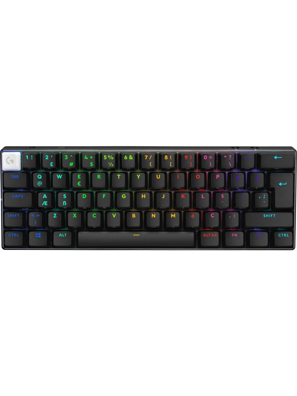 Logitech G Pro X 60 920-011930 RGB%60 TKL Tactile Switch Kablolu/Kablosuz Mekanik Oyuncu Klavyesi