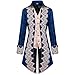 Kingspinner Mens Steampunk Gothic Jacket Gothic Victorian Frock Uniform Halloween Costume Tuxedo Coat Uniform