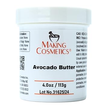 MakingCosmetics Avocado Butter - 4.0fl oz / 113g - Skin & Hair Care Ingredients