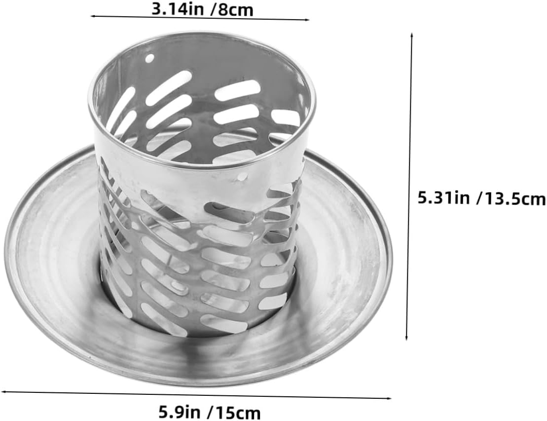Luxshiny 2pcs Stainless Steel Fireplace Chimney Cover, 15x10.5cm Vent Cap
