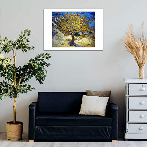 Affiche Vincent Van Gogh cadre grand format mat The Mulberry Tree Spiffing - 2