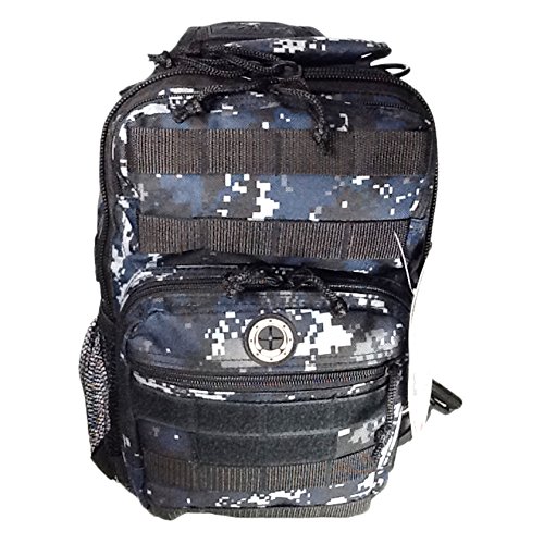 Mochila táctica de hombro 12" 800cu. in. camuflaje digital azul miniatura 2