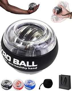 Wrist Ball, 2026 New Wrist Ball Exerciser, Auto-Start Wrist Balls Hand Exerciser, Adjustable Resistance, Hand Strengthening Devices for Strengthen Arms, Bones and Muscles, Joint Relief (Black)