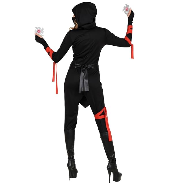 Foto 4 de 4 de W WIDMANN MILANO Party Fashion - Disfraz de ninja para mujer