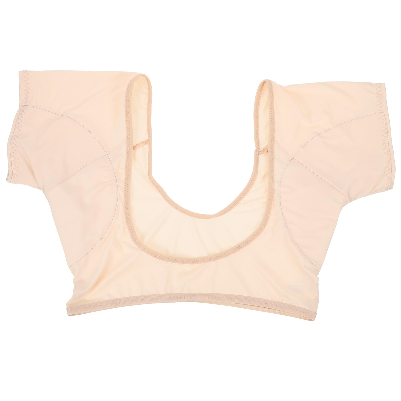 HEALLILY Women Underarm Sweat Vest Breathable Washable Sweat Guard Pads for Sports Yoga Daily Wear Skin Color Size L