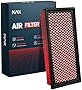 KAX Engine Air Filter, GAF031 (CA10242) Air Filter Replace for Explorer, Edge, Flex, Fusion, Taurus, MKS, MKT, MKX, MKZ, Mazda6, CX9, Sable, Protect and Improve Engine Performance