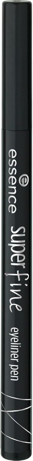 essence cosmetics ES772670 Super Ultra Eyeliner Pen, Eye Liner, No.01 Black, Defining, Long-Lasting, Vegan, Without Perfume, Alcohol Free (0.3 ml),0.3 g, 01 Deep Black