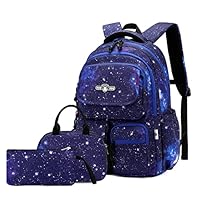 VIDOSCLA Galaxy Kids School Backpack for Boys Primary Students Elementary Bookbag