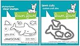 Lawn Fawn - Duh-nuh - Shark Stamp and Die Set