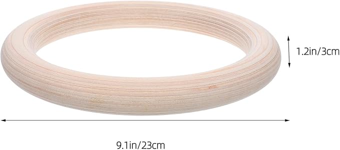 Anillas Gimnasia de Madera NOLITOY 2 unidades para Entreno miniatura 2