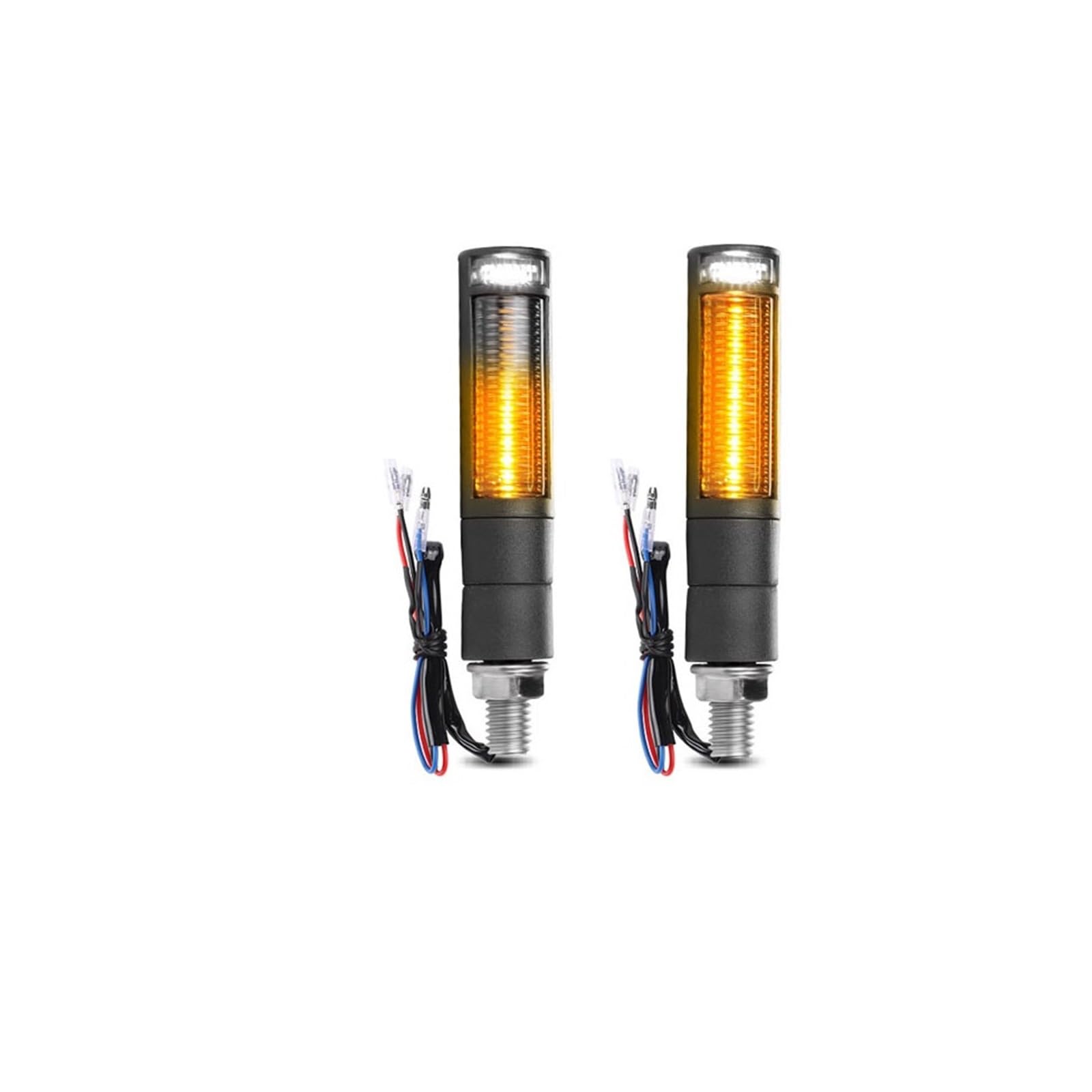 Luces LED De Señal De Giro Delanteras Y Traseras Universales M10 Luz De Freno Trasera Intermitentes DRL, Luces De Señal De Flujo De Agua 12V Luces direccionales