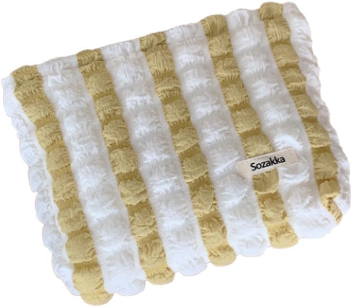 Bubble Cloud Canvas Cosmetic Bag