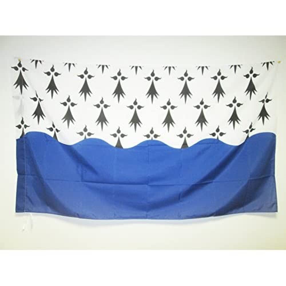 AZ FLAG - French Department of Morbihan Flag - 3x5 Ft - Department of France Banner with Sleeve - 100% Polyester - Fade Resistant - Vivid Colors - 3' x 5' Feet - 150x90 Cm