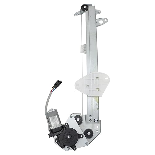 Vista 423 de TRQ Elevalunas eléctrico trasero derecho y conjunto del motor del lado del pasajero Compatible con Ford Escape 2008-2012 Mazda Tribute Mercury