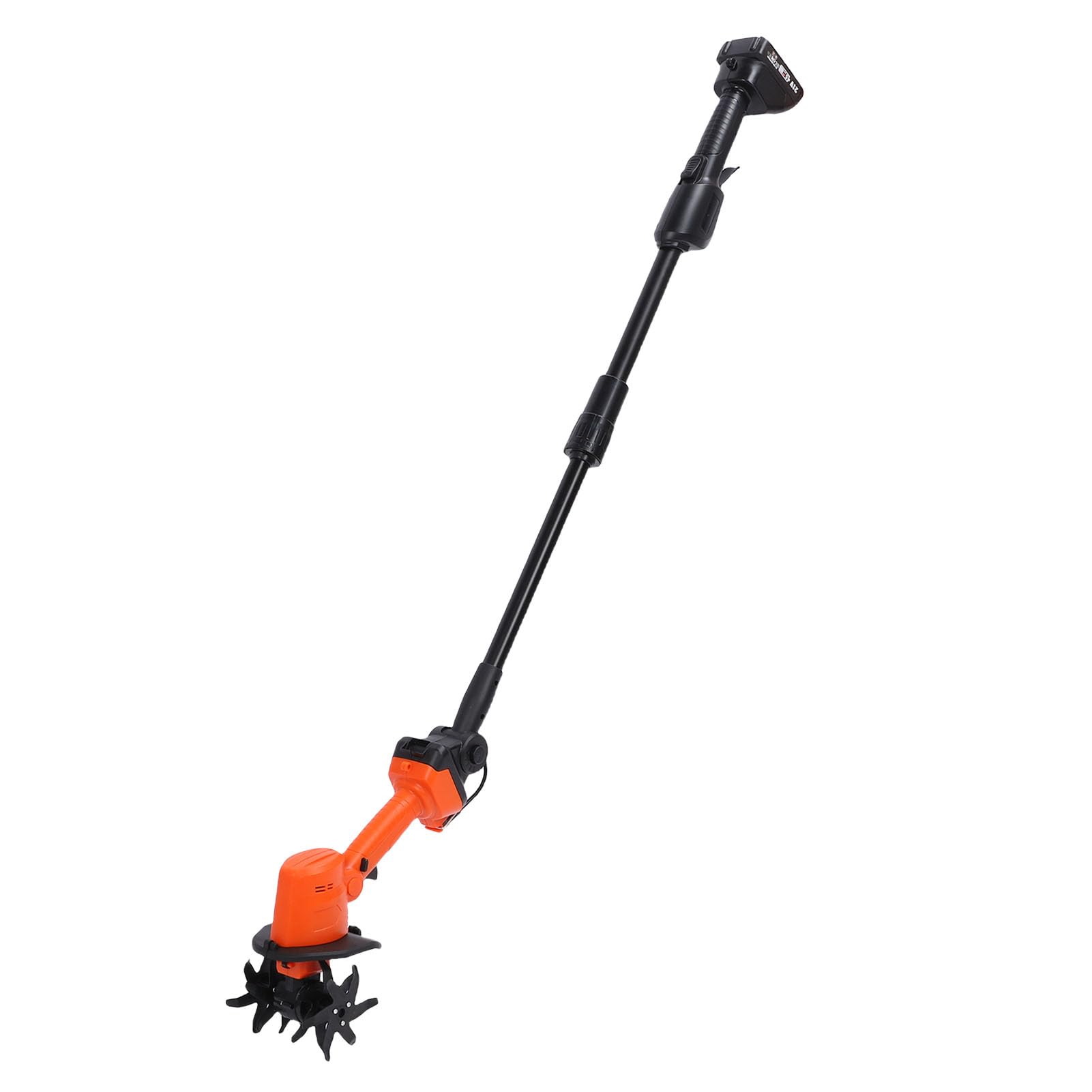 Eujgoov Mini Motozappa Elettrica Coltivatrice da Giardino Senza Fili con 4 Lame in Acciaio Al Manganese per Giardinaggio Diserbo Scavo Prati Serre (Spina europea)