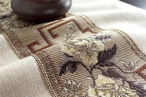 Caminho de mesa rústico com borlas boho caminho de mesa de linho de algodão decorações de mesa, cami