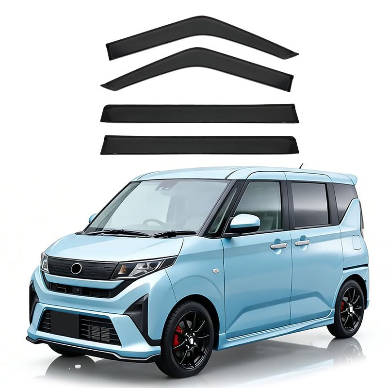 Deflectores de Aire para Daihatsu Move LA850 2025+ Evita Ventanillas Empañadas por la Lluvia