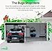 UnBugs Garage Screen Doors for 2 Car Garage - Fits Double Garage Doors up to 16 Feet Wide x 7 Feet Tall MAX - Pet & Kid Friendly, Self-Closing - Hands Free Magnet Closure Keeps Bugs Out & Breeze in