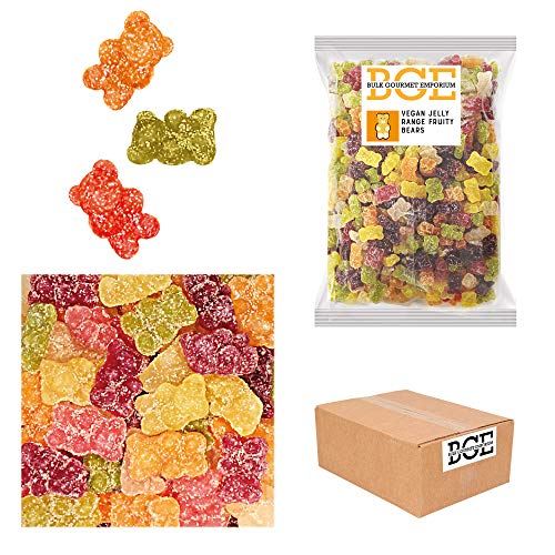Bulk Gourmet Emporium - Ositos de goma de fruta con picapica, producto vegano, halal y sin envase de plástico, 2 kg