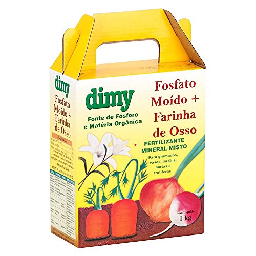 Farinha de Osso + Fosfato Moído - Fertilizante Mineral - 1kg