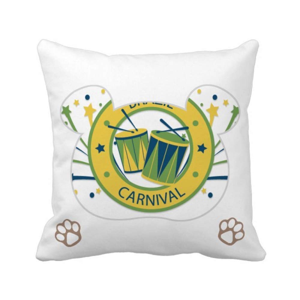Housse de coussin Carnaval Brésil pour décorer un salon festif